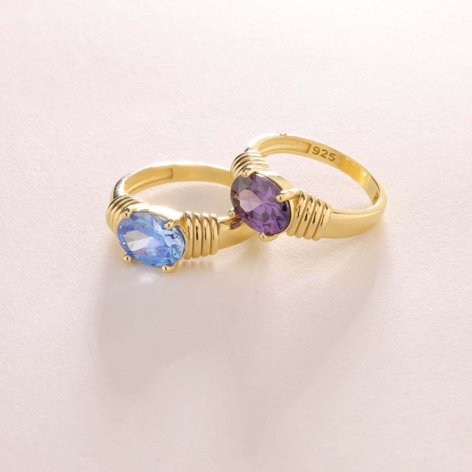 (VARYASYONLARDA FİYAT POLİTİKASINDA DEĞİŞİKLİK YAPILACAK) Birthstone Ring, Memorial 14ct Gold Filled Gemstone Ring for Birthday gift to Her