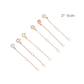 Gold Chain Extender - 925 Silver Necklace Extender