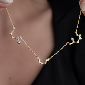 Dainty Zodiac Star Sign Necklace, Multiple Constellation Necklace