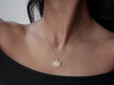 Winter Wonder Jewelry, Frosty Flakes Holiday Snowflake Necklace