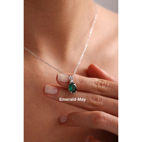 Alexandrite Necklace, June Birthstone Necklace for Her, Fine Jewelry